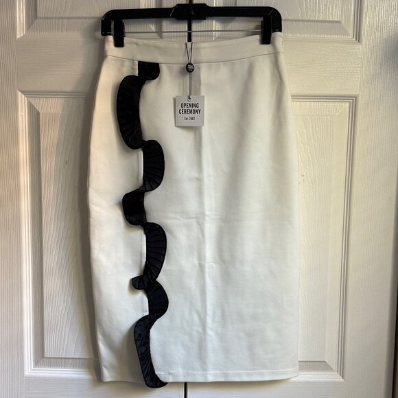 Ruffle trim skirt